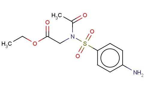 N-ACETYL-N-((4-AMINOPHENYL)SULFONYL)GLYCINE ETHYL ESTER